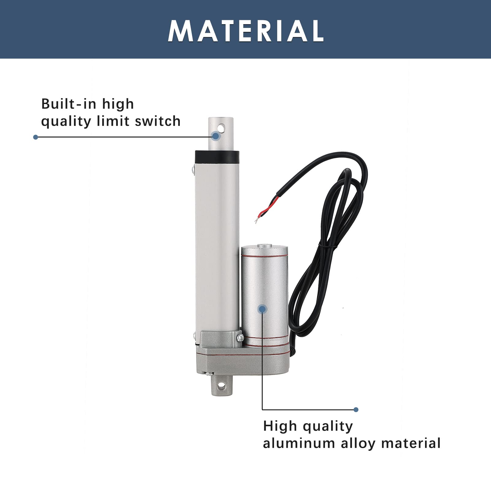 Snapklik.com : MYFULLY Electric Stroke Linear Actuator DC 12V Heavy ...