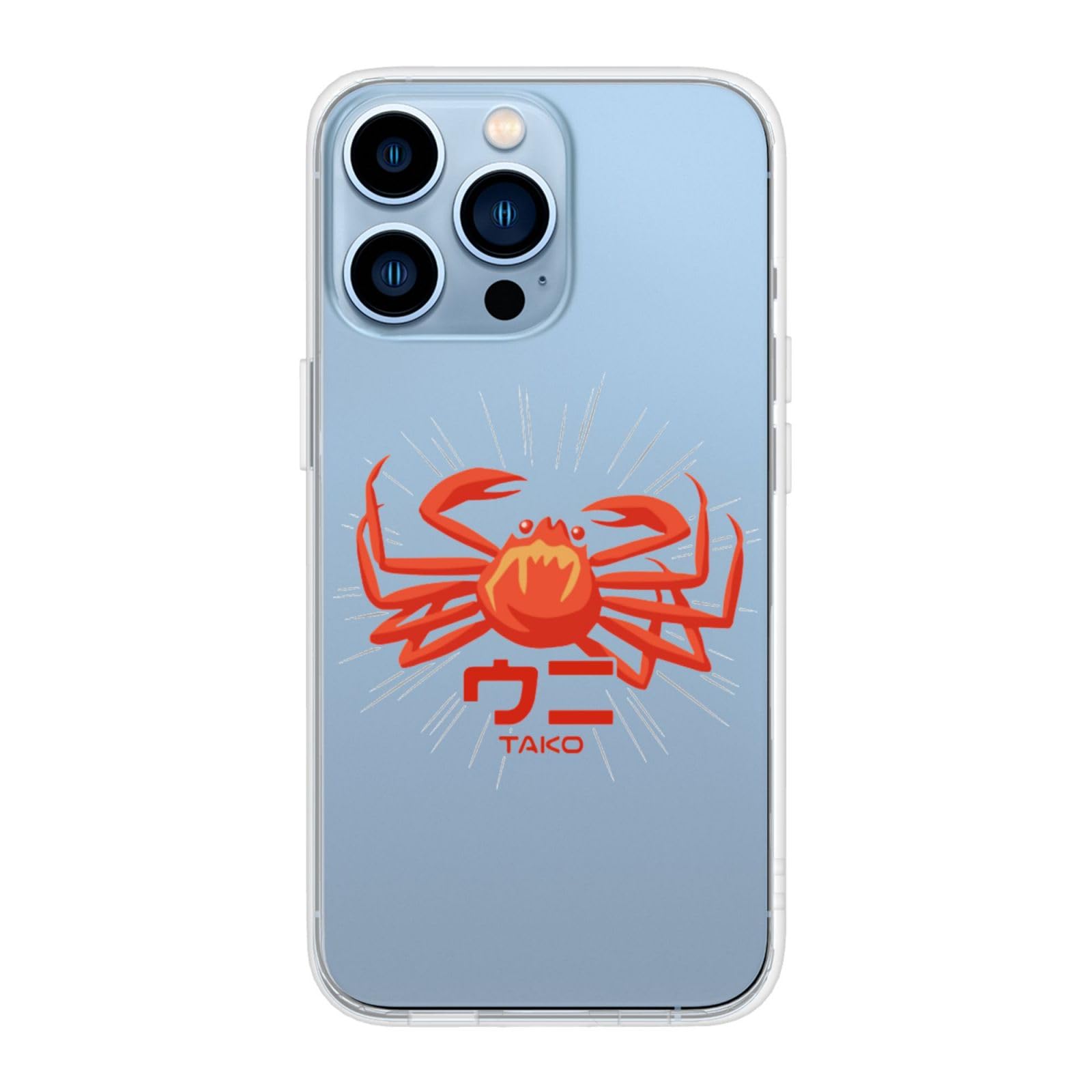 Amazon.co.jp: Iphone 13 Pro用カバー カニ・ウニ・tako! Iphone 13 