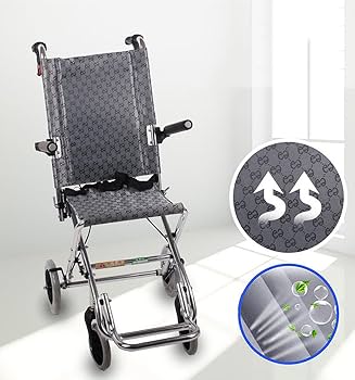 アマゾンで購入機内持ち込み可能折り畳み介助用車椅子　［家の前少しだけ使用］ アマゾンで購入機内持ち込み可能折り畳み介助用車椅子 ［家の前少し