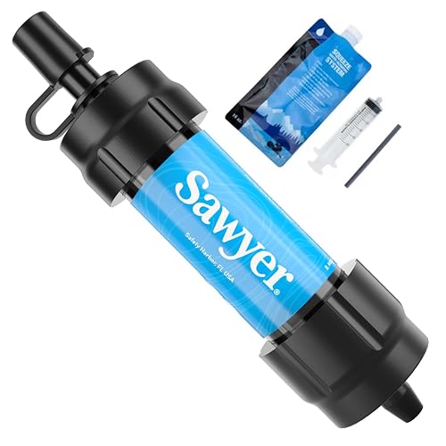 Sawyer Mini Water Filtration + Permethrin + Picaridin Bundle