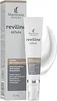 MANTECORP - Creme Rejuvenescedor para Região dos Olhos Reviline - Reduz Rugas Marcas de Expressão e Flacidez - Ácido Hialurônico, Retinol - 15g