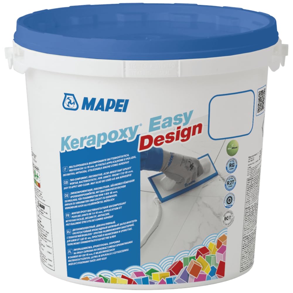 MAPEI Kerapoxy Easy Design 132 BEIGE 2000 3kg - décoratif, résistant aux acides, mastic époxy à deux composants