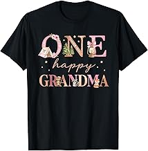 One Happy Grandma Camper 1st Birthday Camping Family Trip T-Shirt