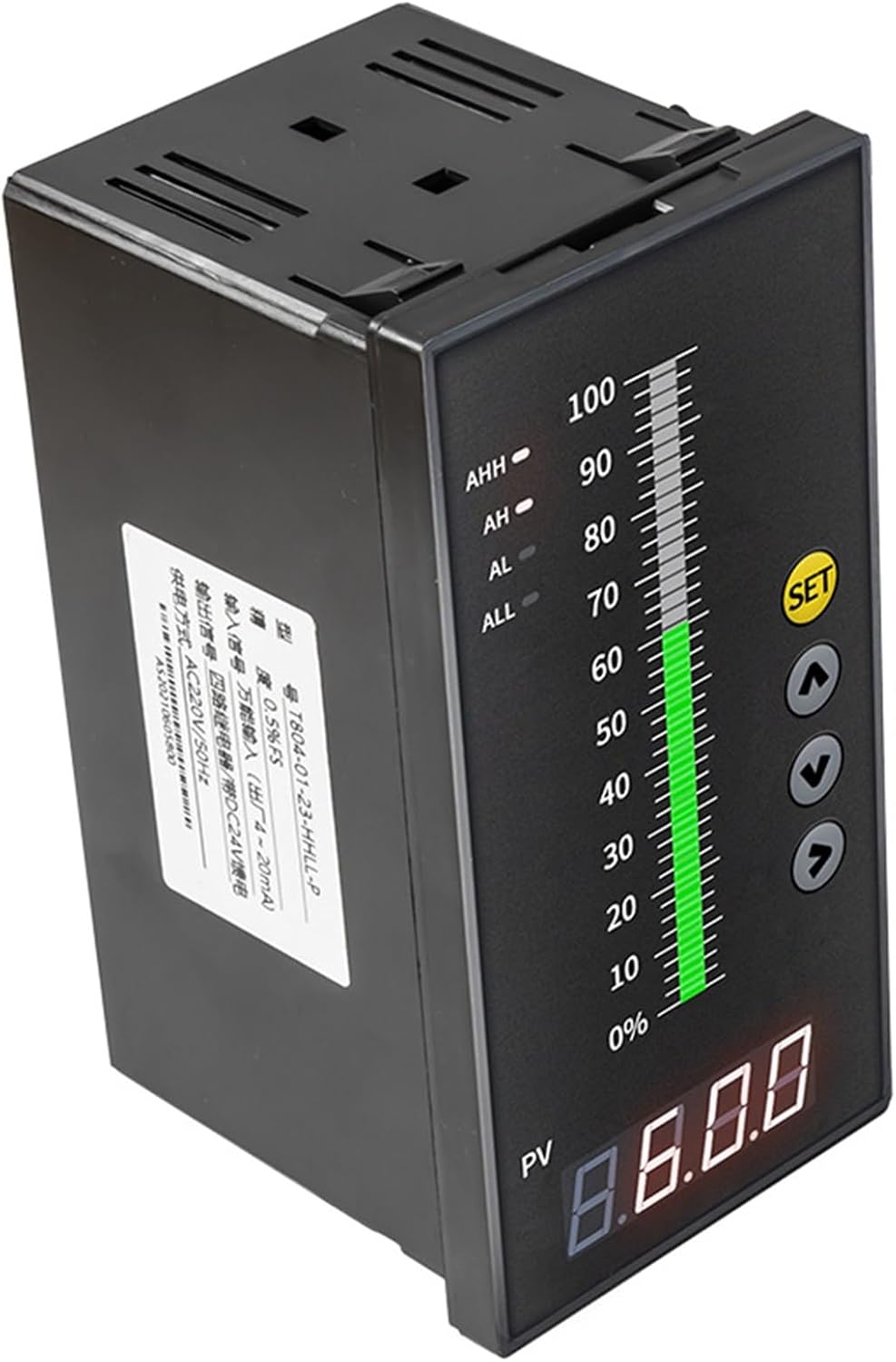 Water Level Indicator 4-20mA for Water Level Sensor Universal Input Liquid Level Controller Temperature Controller(RS485 out-AC220V)