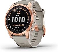 Vista 9 de Garmin Fenix 7S - Reloj inteligente de aventura de tamaño más pequeño, reloj resistente al aire libre con GPS, pantalla táctil, características