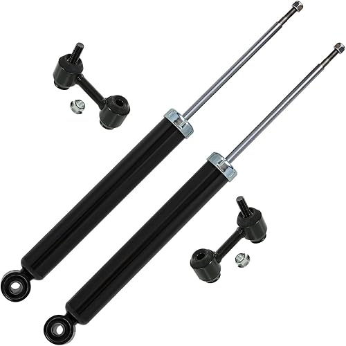 Miniatura 127 de Detroit Axle - Amortiguadores traseros para Chevrolet Equinox GMC Terrain Pontiac Torrent Saturn Vue Suzuki XL-7, 2 Amortiguadores traseros