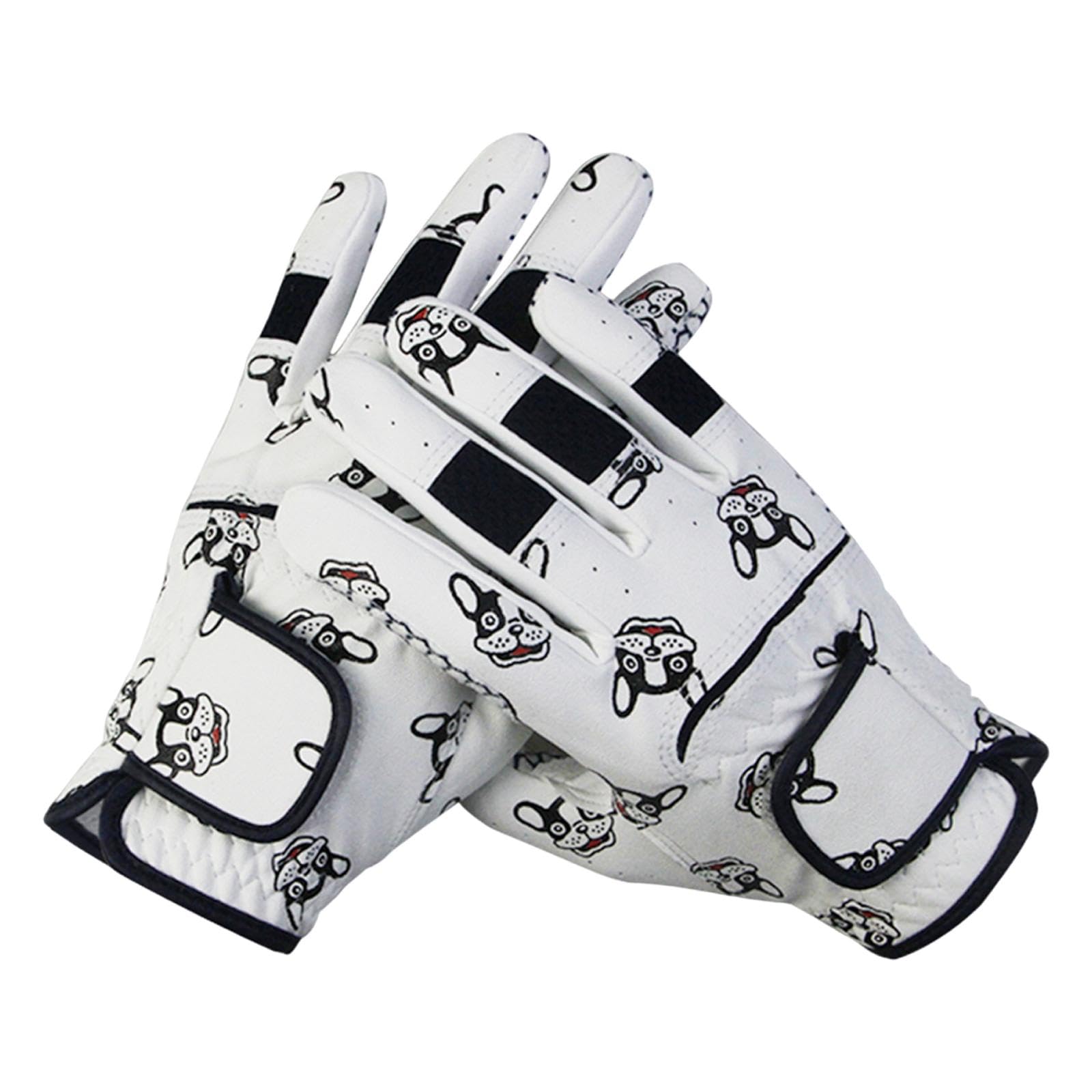 Confezione da 2 Guanti da Golf, Accessori per Le Mani, Versatili, Leggeri, Portatili, con Stampa