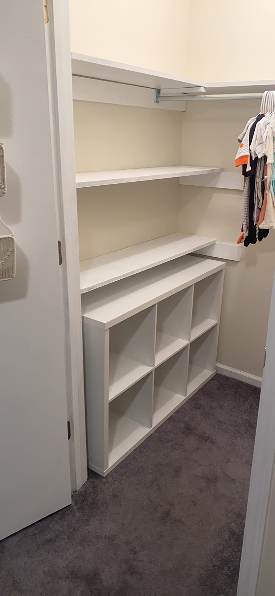 35/mo Finance ClosetMaid 9 Cube Storage Shelf Organizer Bookshelf