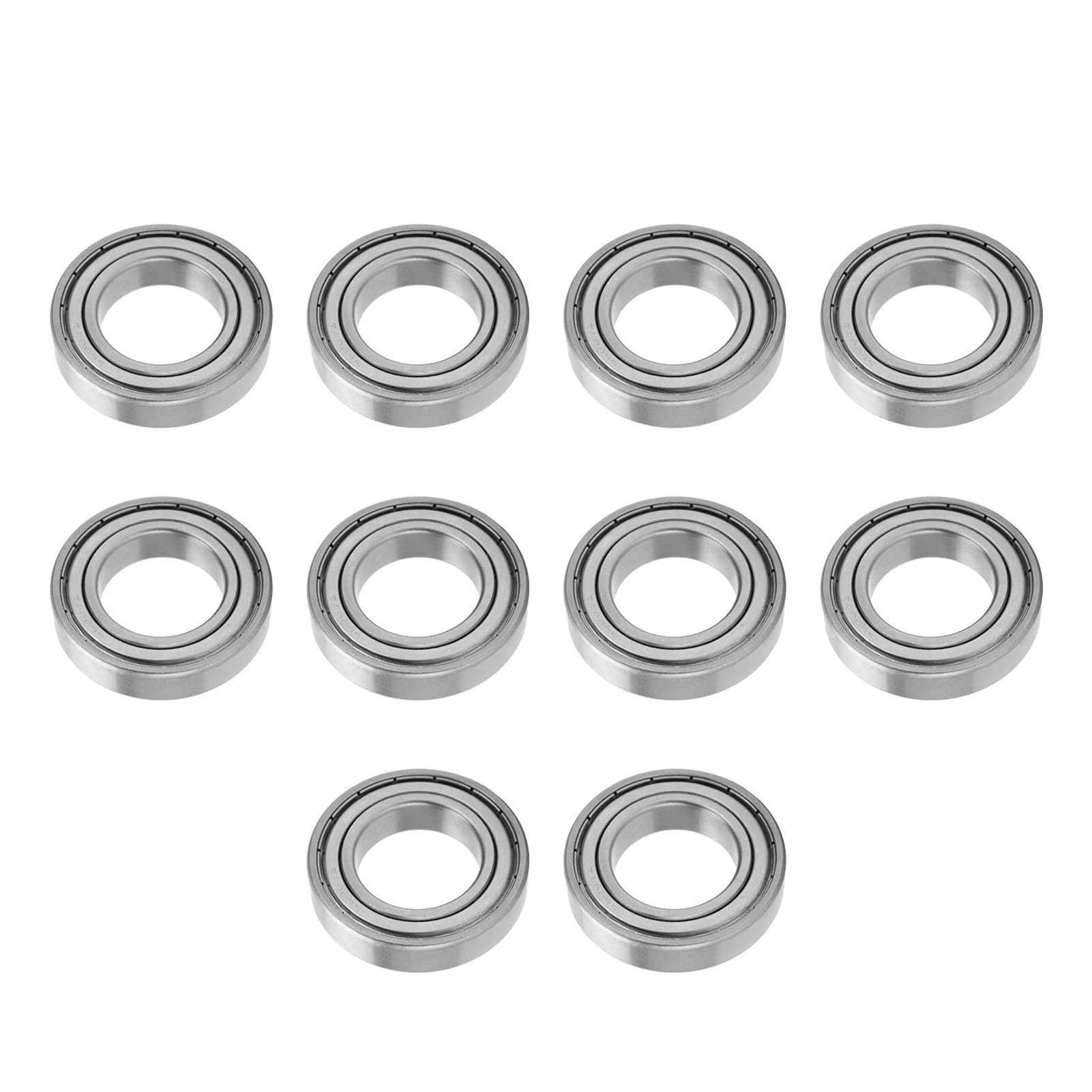 Roulements Miniatures S6007ZZ, Double Blindage en Acier Inoxydable, 10 Pièces pour Machines Industrielles 62mm/35mm/14mm