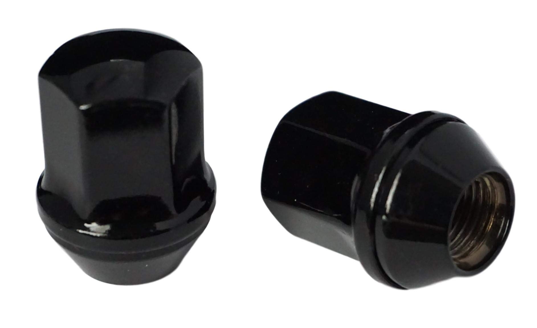 20-Pack M14x1.5 Black Factory-Style Lug Nuts – For Grand Cherokee, Wrangler, Gladiator