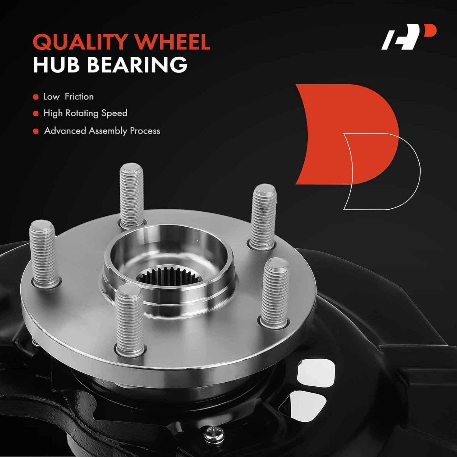 A-Premium Front Right Steering Knuckle & Wheel Bearing Hub Assembly Compatible with Toyota Sienna 2004-2010, 3.3L 3.5L, Passenger Side