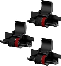 Ink Roller Ribbon IR-40T, Ink Roller for IR-40T Calculator, Replacement Roller IR-40T for Ink Ribbon Compatible with Canon CP13/MP-12D/MP-120DH, ABS POM, 3 Pieces