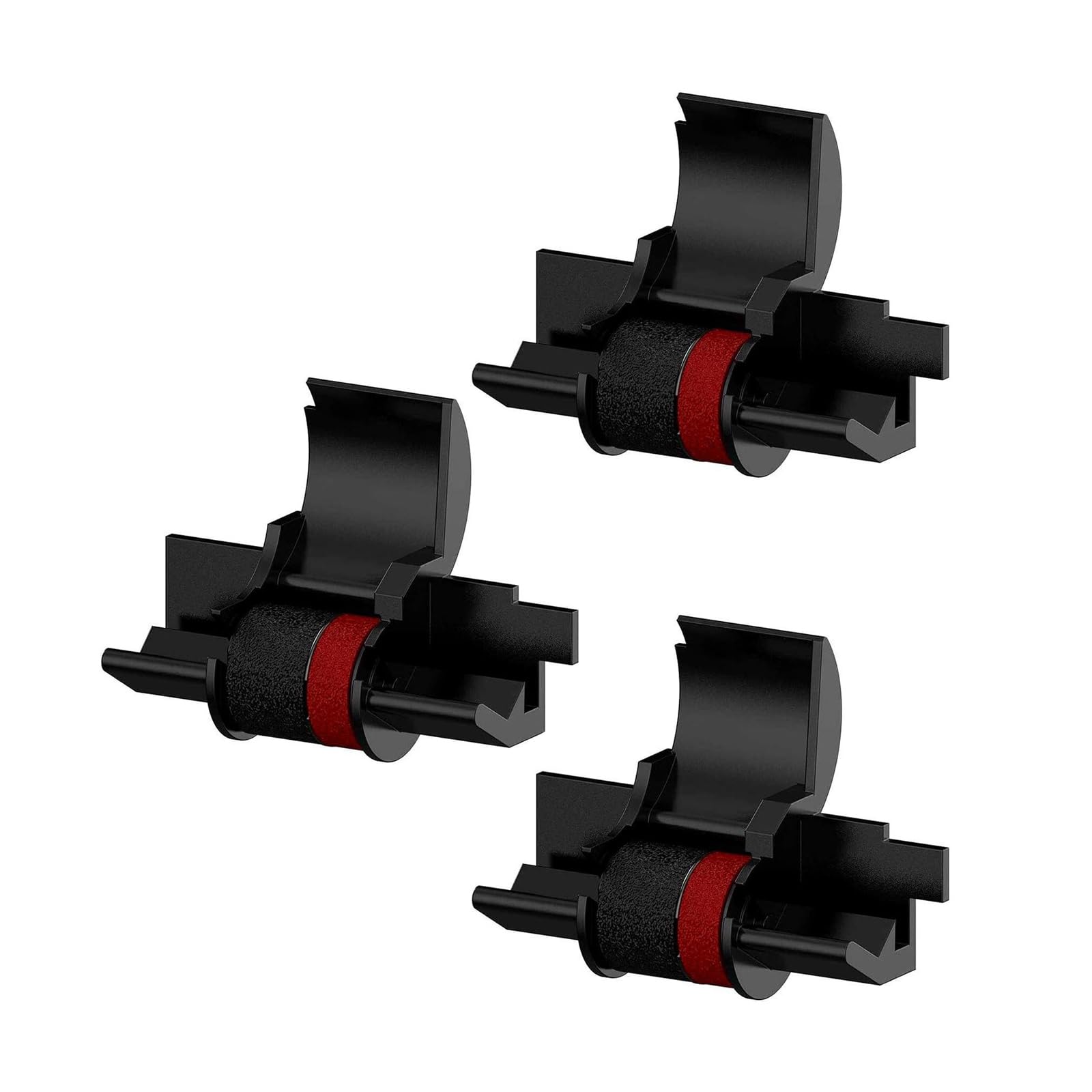 Rullo di Inchiostro del Nastro IR-40T, Rullo dell'Inchiostro per IR-40T Calcolatrice Stampante, Roller Ricambio IR-40T per Nastro Ink Compatibile con Canon CP13/MP-12D/MP-120DH, in ABS POM, 3 Pezzi