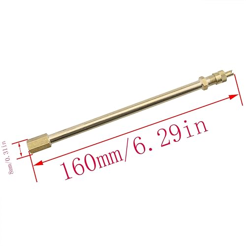 Miniatura 2 de CHENJIN Válvula sin cámara 1 juego de válvula de neumático sin cámara de repuesto con tubo de extensión multifuncional apto para M365PRO accesorio