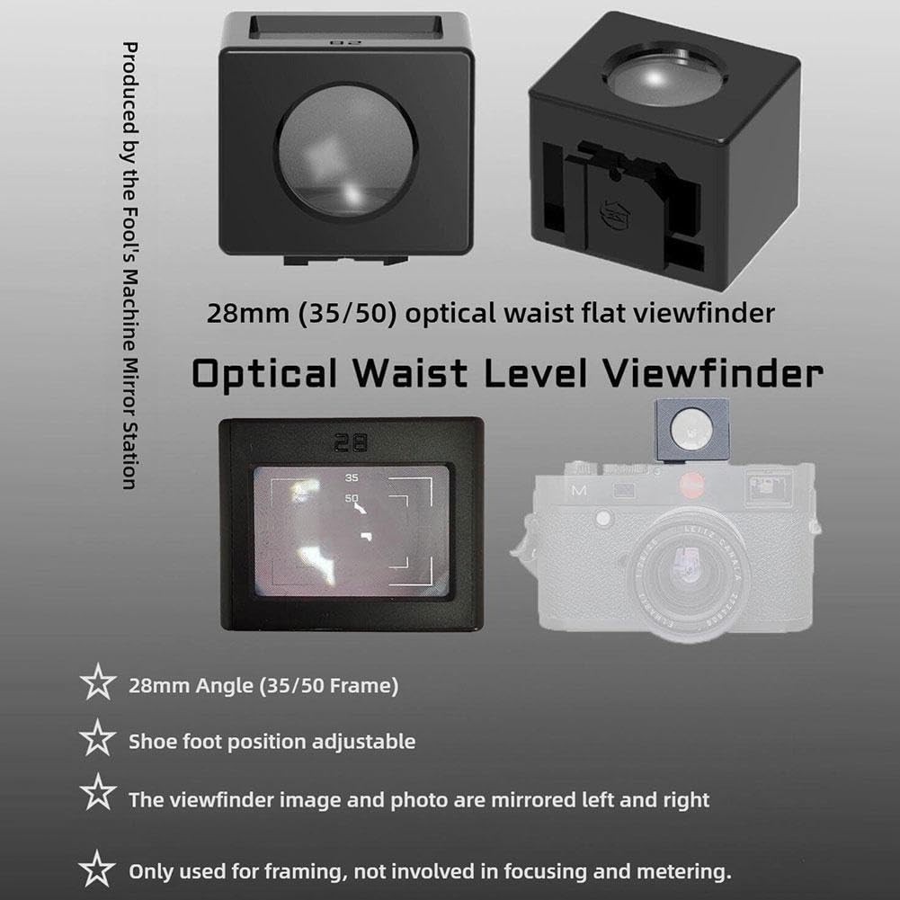 Optischer Taillenwaagen-Sucher, externer Sucher, 28 mm (35/50 Rahmen)