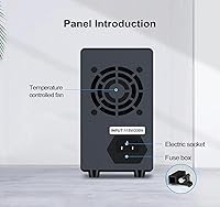 Vista 7 de Wanptek - Fuente de alimentación CC variable de 30 V 10 A, fuentes de alimentación de banco con perilla de ajustes de codificador, puerto de carga