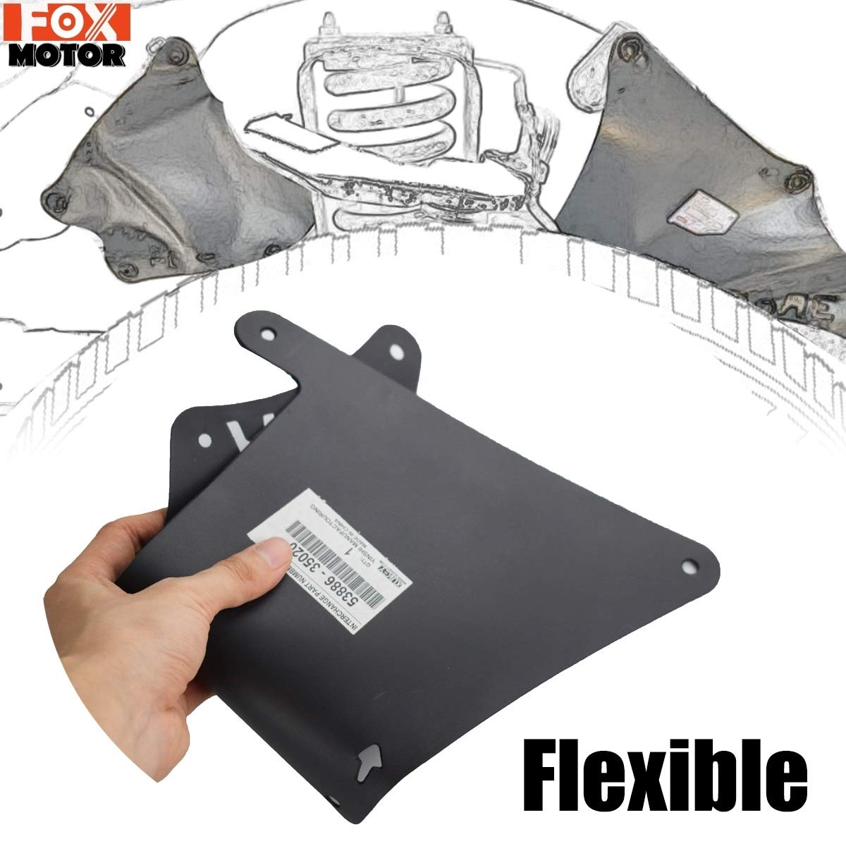 Mud Flap Anteriore Posteriore for Auto for Toyota Land Cruiser Prado 2003-2020 Paraspruzzi Mudflap Parafanghi Fender Liner Shield Grembiule Seal Paraspruzzi Auto