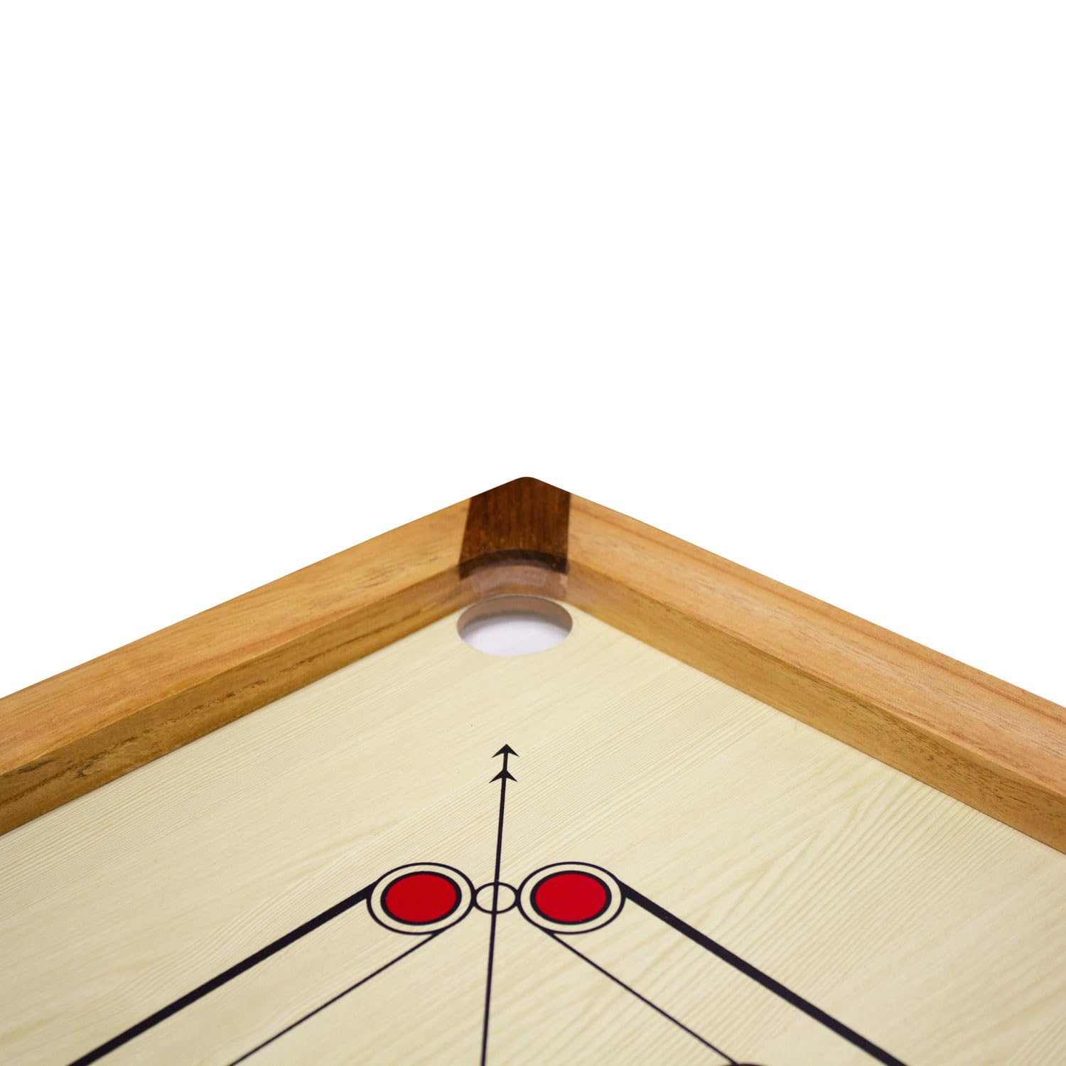 Carrom Board Excellence Turniej 83 cm z kompletnym wyposażeniem, torbą transportową i proszkiem ślizgowym - 2983