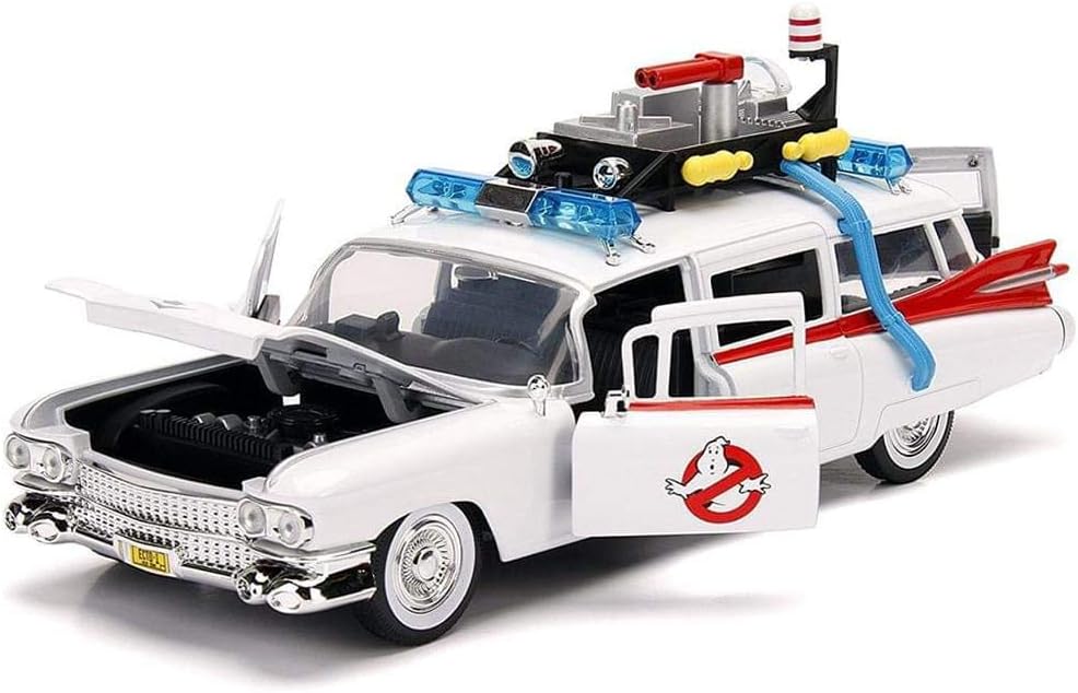 JA99731 Ghostbusters Hollywood Rides 1:24 ECTO-1, Multi-Colored, One Size