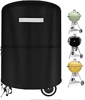 Vista 1 de Cubierta redonda para parrilla Weber de 22 pulgadas al aire libre impermeable para parrillas de carbón Kettle - Cubiertas para parrilla de carbón