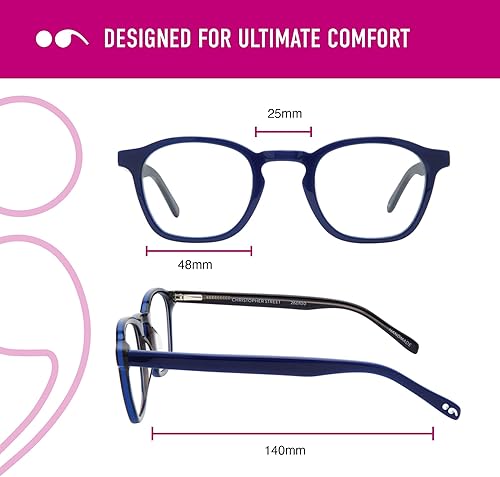 Miniatura 5 de Scojo New York Christopher Street - Gafas de lectura con luz azul, hechas a mano, resistentes a los arañazos, para mujeres y hombres