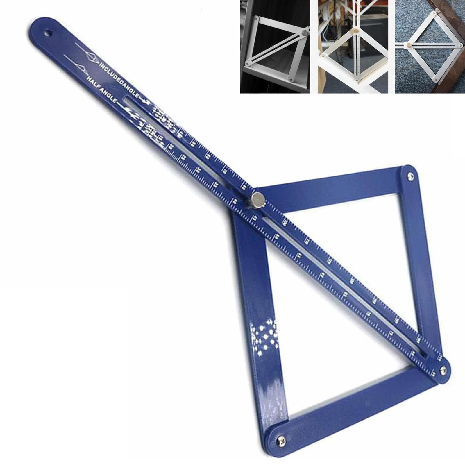 Protractor Tile Corner Angle Finder Rele Premium - Miter Saw Protractor With Scales ...