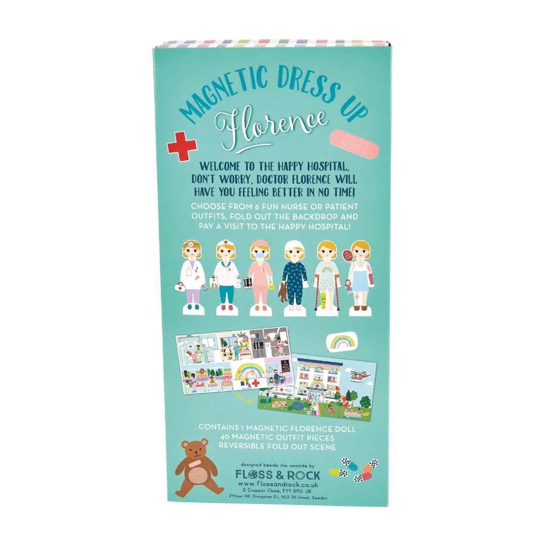 FLOSS & ROCK FLS44P6442 - FLORENCE MAGNETIC DRESS UP DOLL