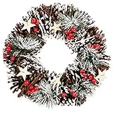 GEMÜTLICHE ATMOSPHÄRE: Als weihnachtliche Dekoration sorgt der Weihnachtskranz für eine besonders gemütliche Weihnachtsatmosphäre!