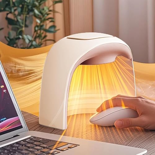 110V 100W Heated Mouse Pad Hand Warmer, Foldable, Adjustable Temp, White