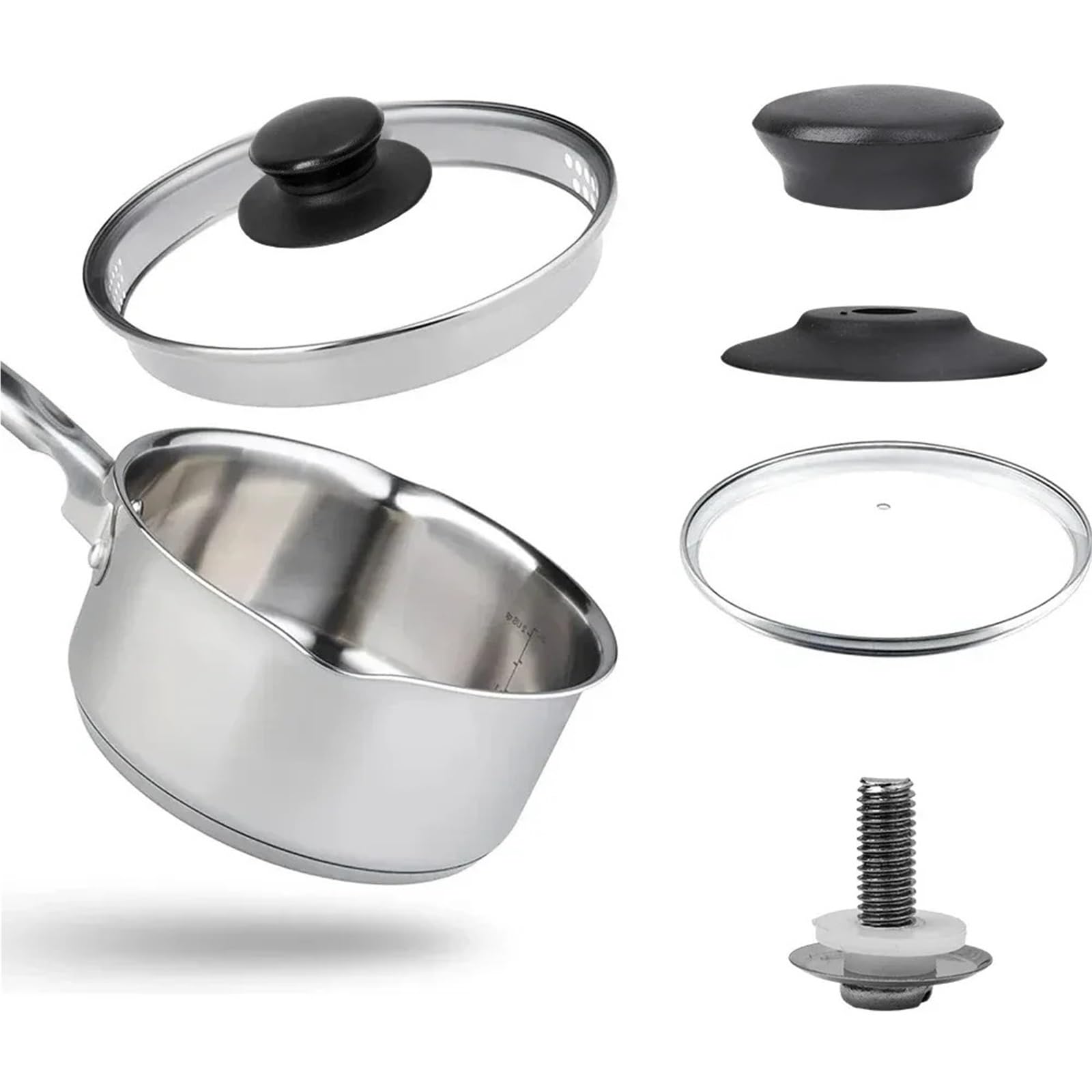 Universal Pot Lid Knob Replacement, 30pcs Heat-Resistant Cookware Handle Grip