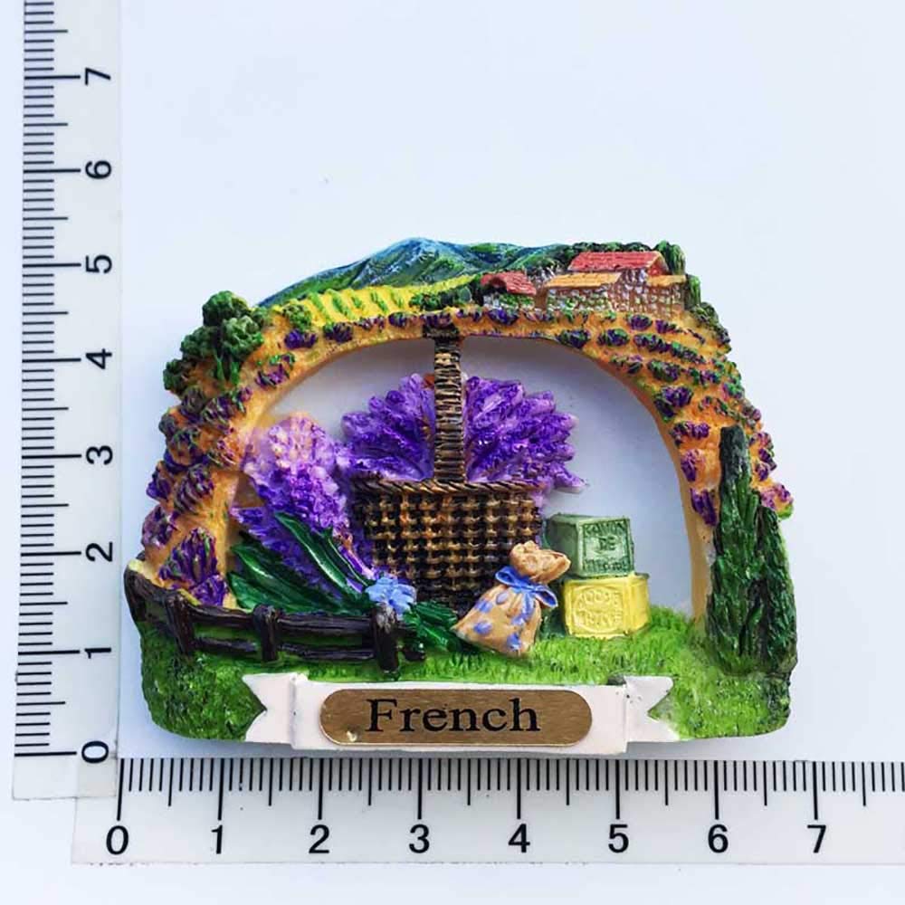 Calamita Da Frigorifero 3D – Marsiglia Francia – Souvenir Da Viaggio In Resina Dipinta A Mano - 6