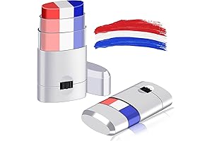 Red White Blue Face Paint Stick for Patriotic Face Body Makeup