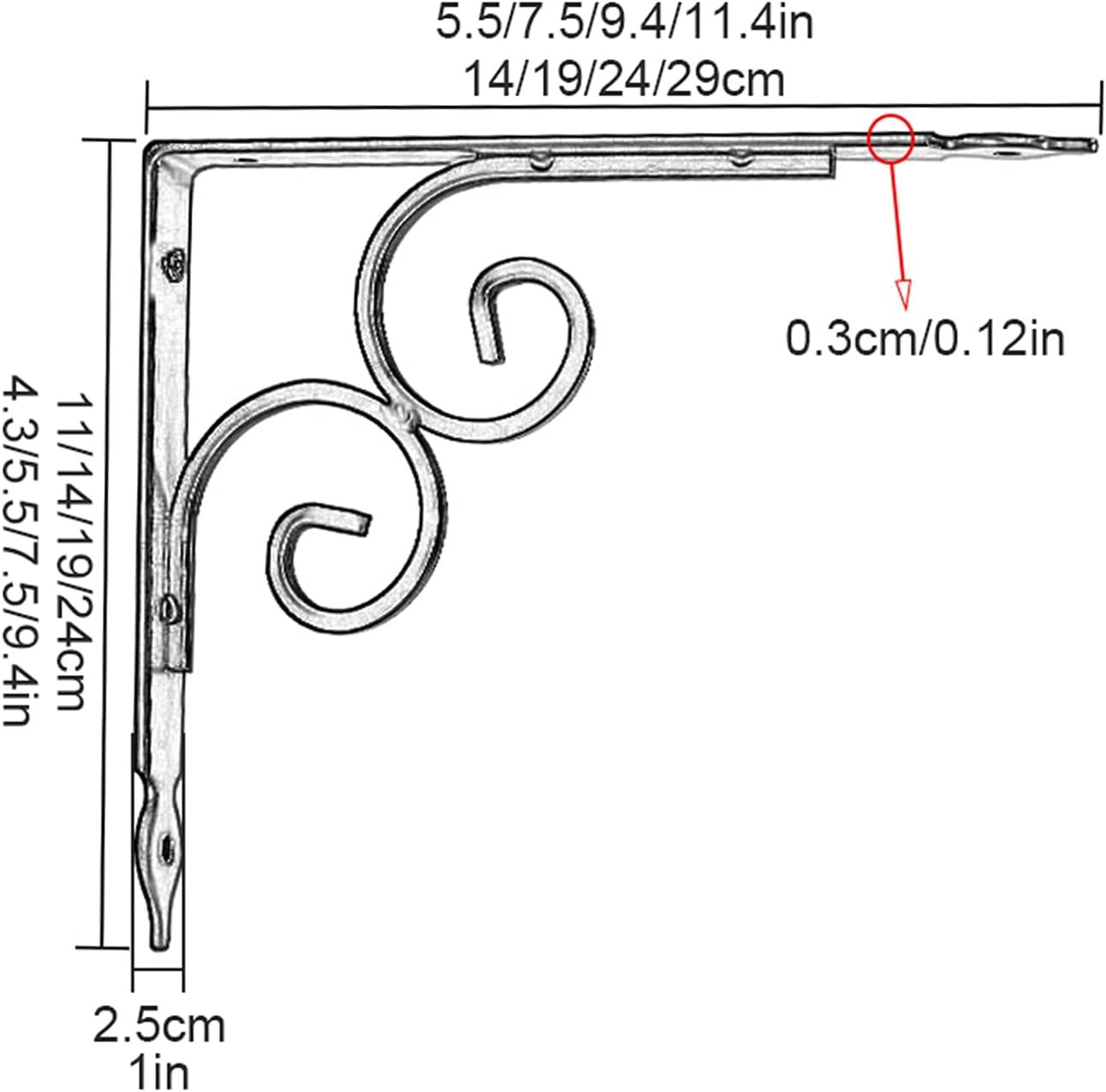 Shelf Brackets,Shelf Support Peg,Wall Brackets，Bracket, Shelf Brackets,Wall Mounted Shelf Corner Brace,Triangular Floating Metal Wall mounted Shelving Bracket, Fixed Bracket for Shelf/console, Black 1
