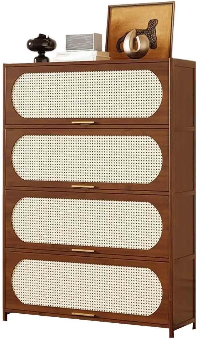 Tableware Cabinet 4-Tier Corner Bookshelf with Floor-Standing Storage for Living Room Bookshelves 100cm Wide
