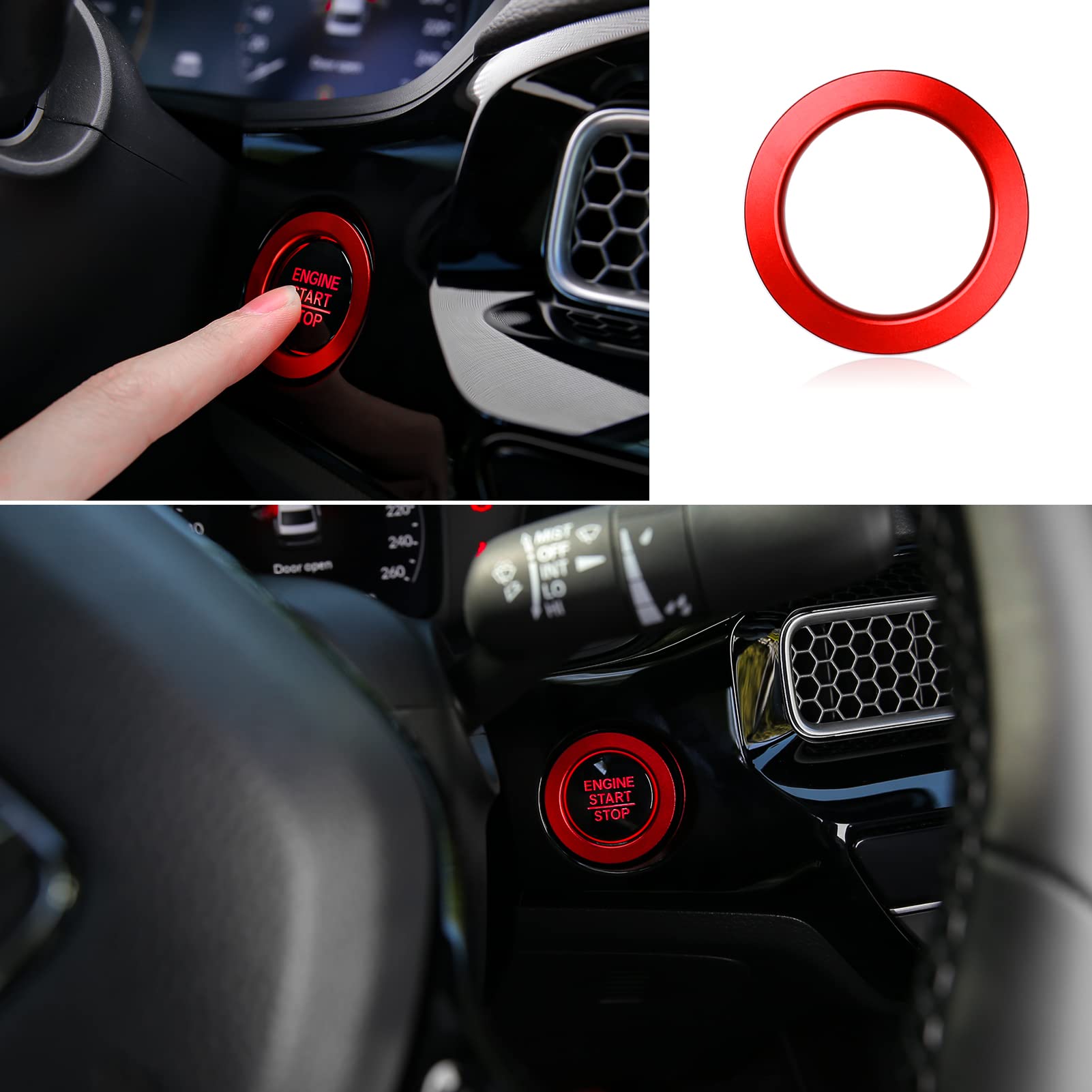 SENSHINE Air Conditioning, Vent Knob Cover For Honda