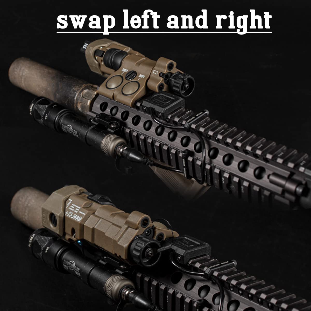 Tactical Mawl-C1 Batteriehalterung, Modulares, Leichtes Batteriefach mit Hoher QualitäT, für Airsoft Paintball Jagd Modell Sammlung,BK
