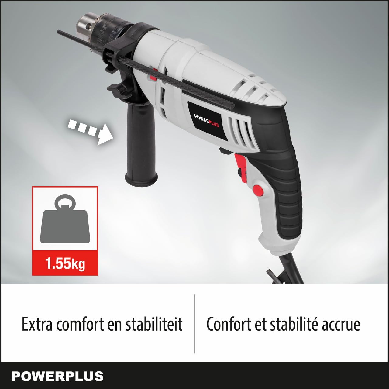 POWER plus POWC10100 wiertarka udarowa, 1 V, żółta/czarna