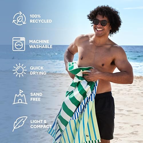 Miniatura 2 de Dock & Bay Toalla de secado rápido - para deportes y gimnasio - Compacta, ligera - 100% reciclada - Incluye bolsa - Niños - Cool Camo, mediana