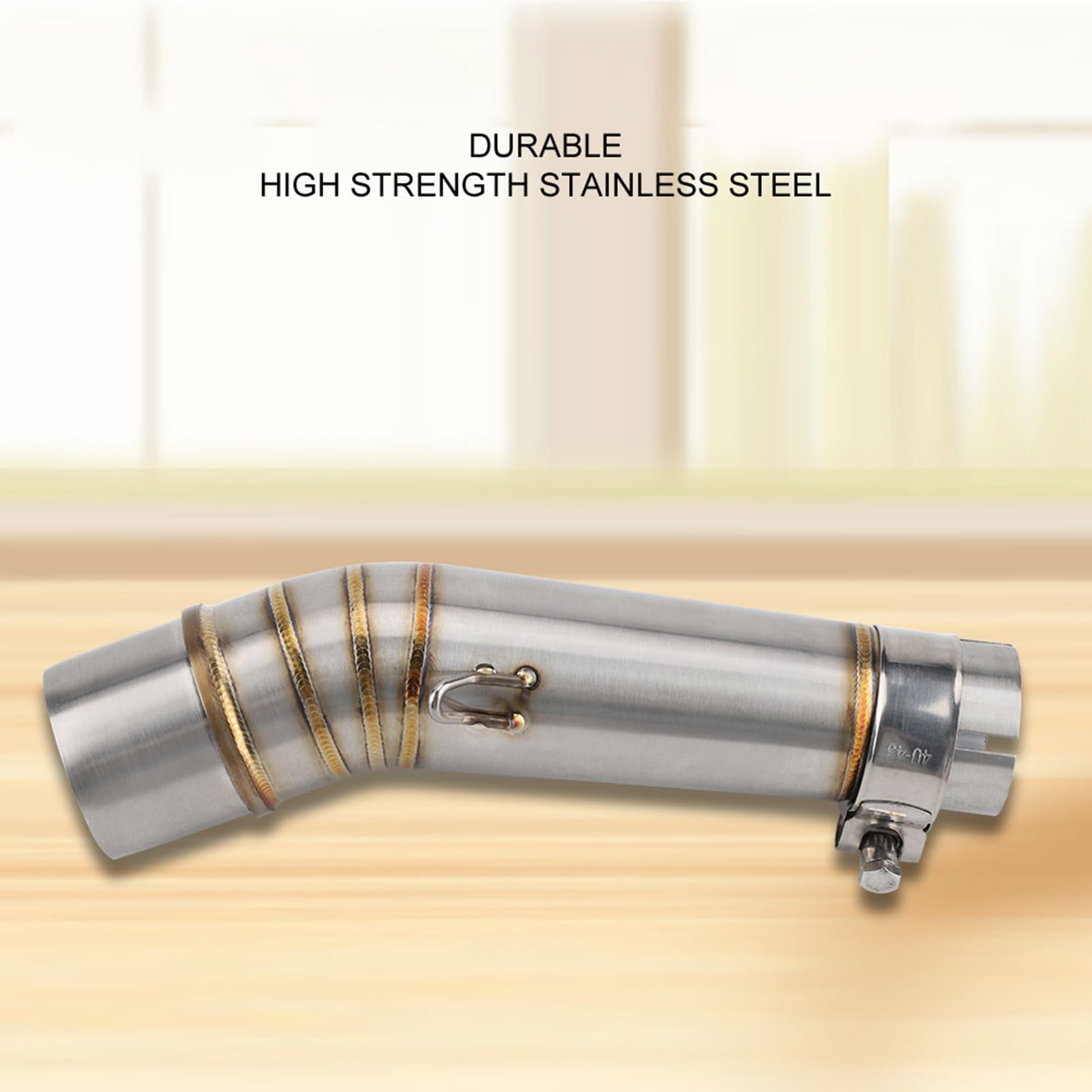 Scarico Moto Universale Tubo Collegamento Scarico Moto NC700X/NC750X - Sfiato Centrale In Acciaio Inox 2012-2017 Marmitta Moto Performance