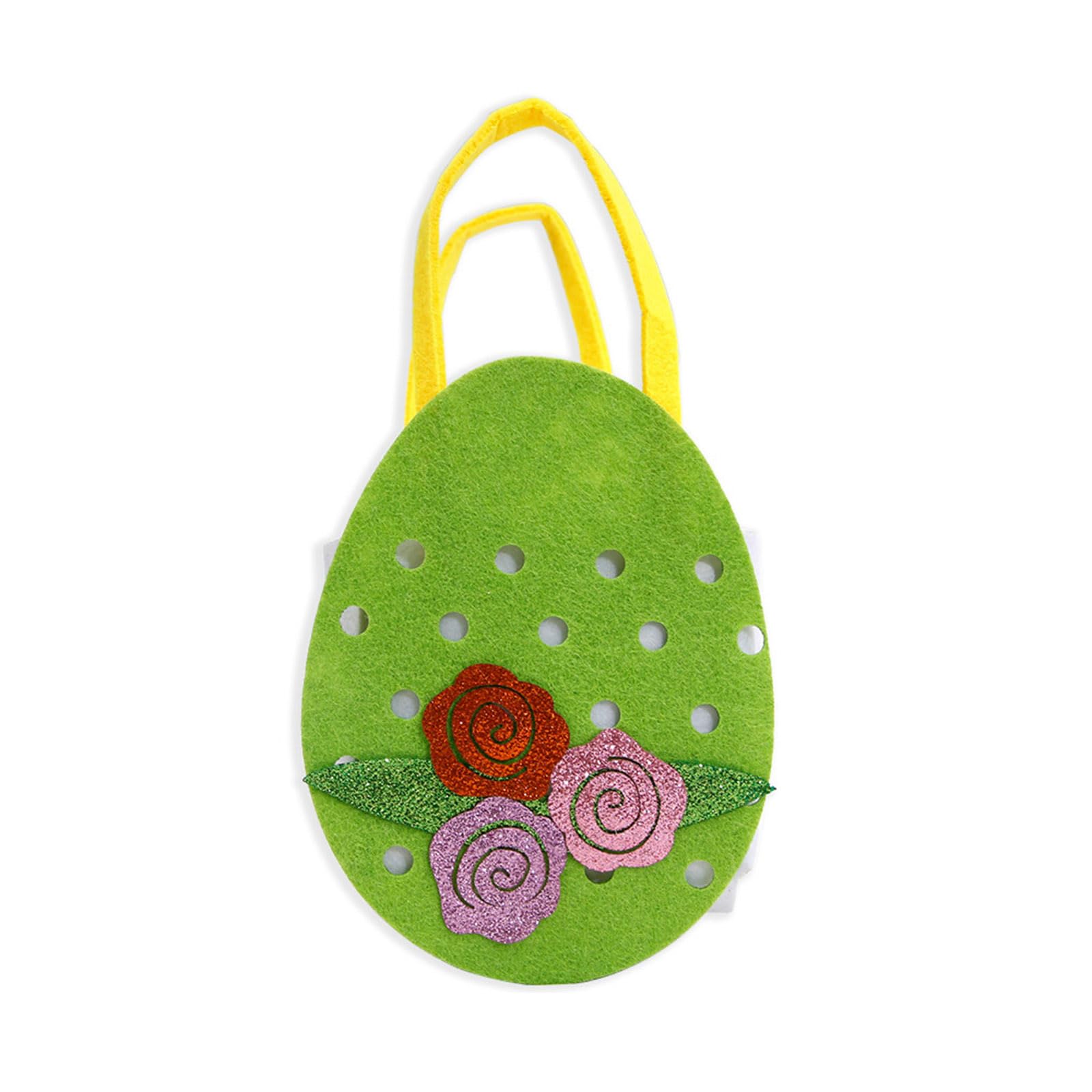 YROHGKPN Easters Gift Bags Felt Basket Treat Candy Texture Suitable for Storaging Eggs and Candy Gift