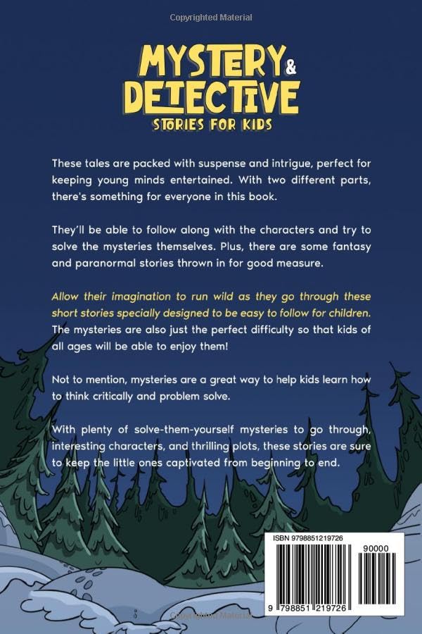 Miniatura 2 de Mystery and Detective Stories for Kids A Collection of Mysterious, Puzzling, and Entertaining Short Stories for Young Sleuths Includes