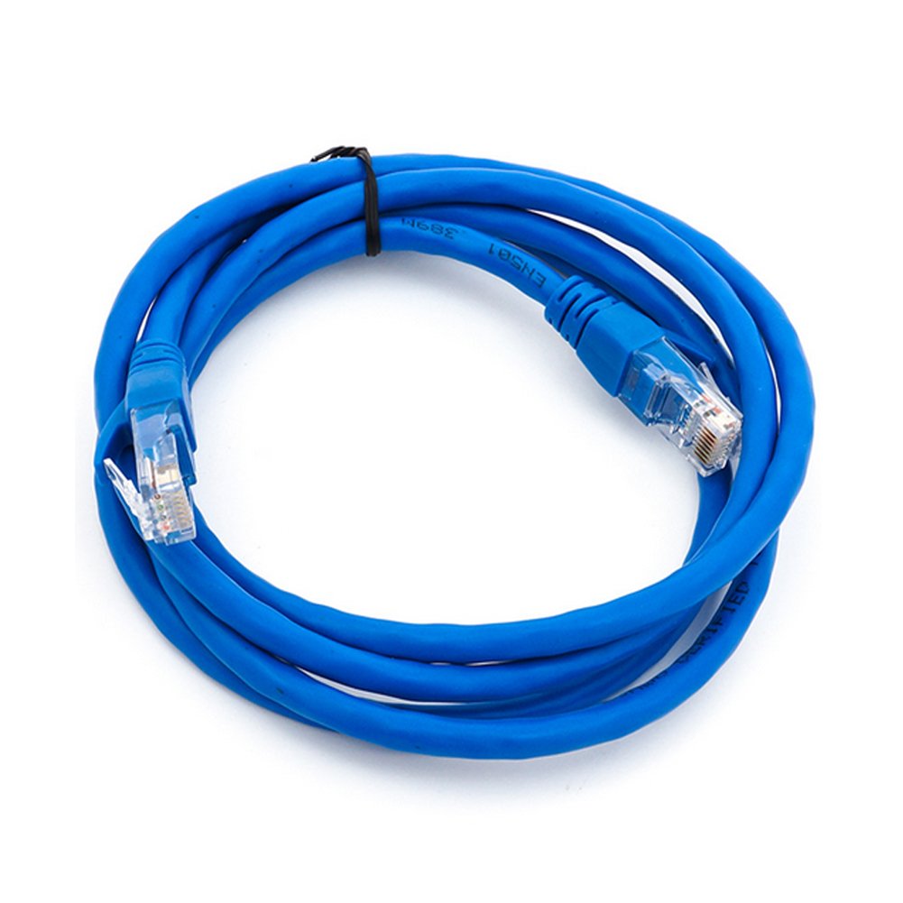 Aolyty Ultra Clarity Cat6e UTP (Unshielded Twisted Pair) Network Patch Cable RJ45 Connectors Blue(5 feet)