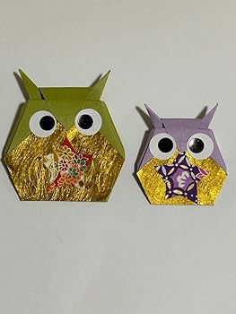 【03】折り紙　ふくろう　敬老の日　飾り 03】折り紙 ふくろう 敬老の日 飾り 敬老の日 福を呼ぶ おりがみ