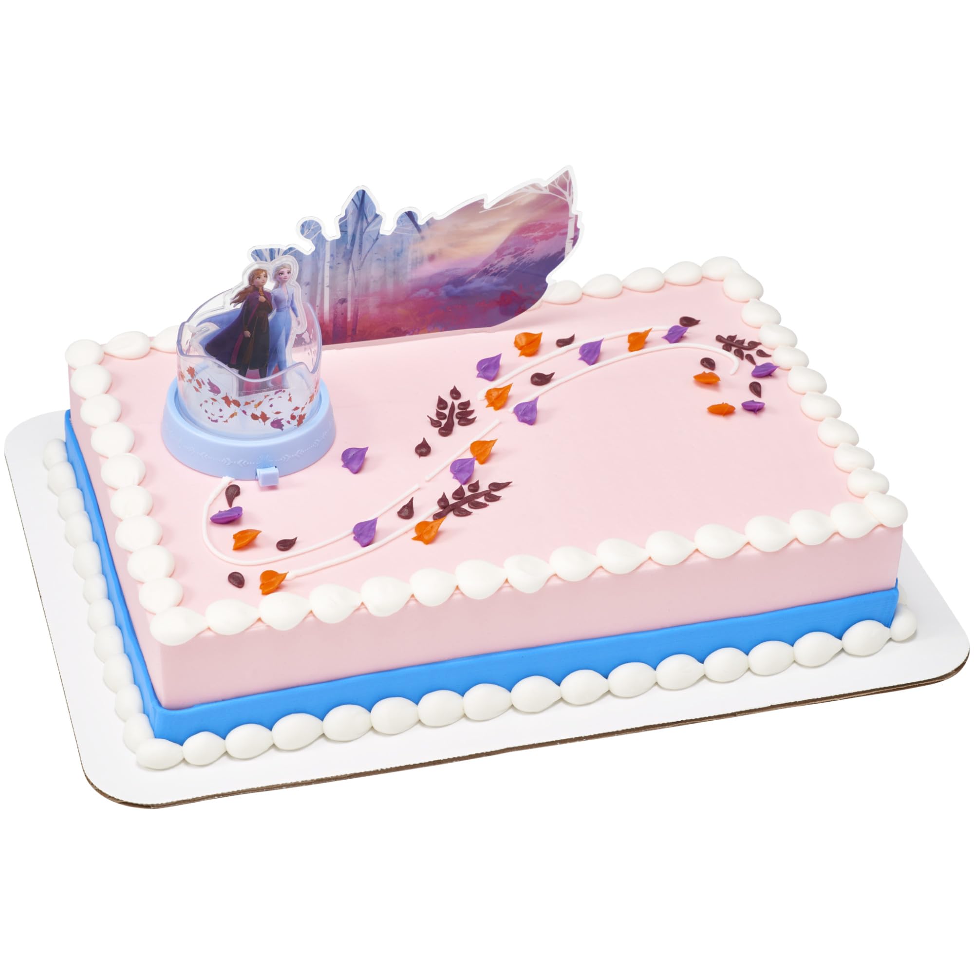 DecoSet Disney Frozen 2 Mythical Journey Cake Topper Decoration, 2-Piece set Featuring Elsa and Anna