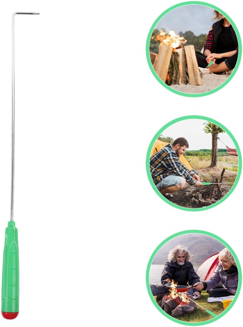 Fireplace Fire Poker with Extra Long Handle, Heat Resistant
