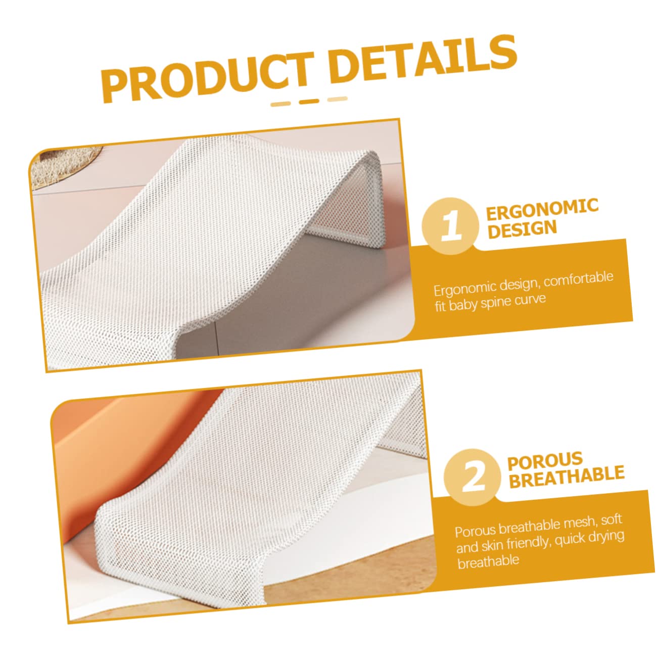 Bath Tub Seat Support Newborn Bathing Mat Boy Girl Bath Support Shower