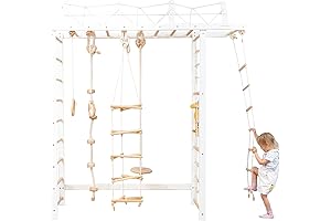 Woodandhearts Large Swedish Ladder Bundle for Gym and Montessori