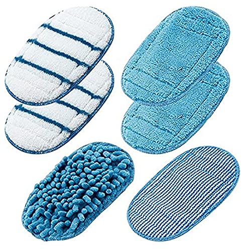 GYing Lot de 6 lingettes en microfibre pour balai vapeur Black & Decker – Alternative au FSMP20 – Produit pour FSM1630, FSM1616, FSMH13E5, FSM1321,...