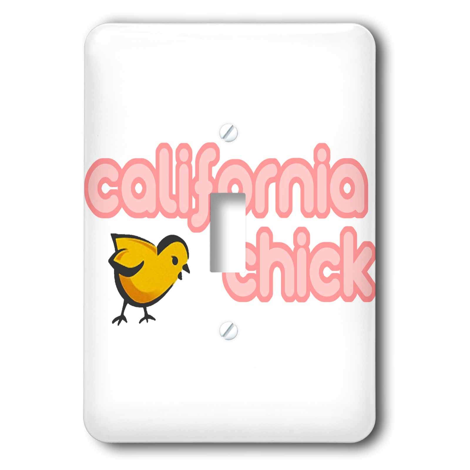 California Chick interrupteur 3dRose lsp_16518_1 pour illuminer le salon ou la cuisine