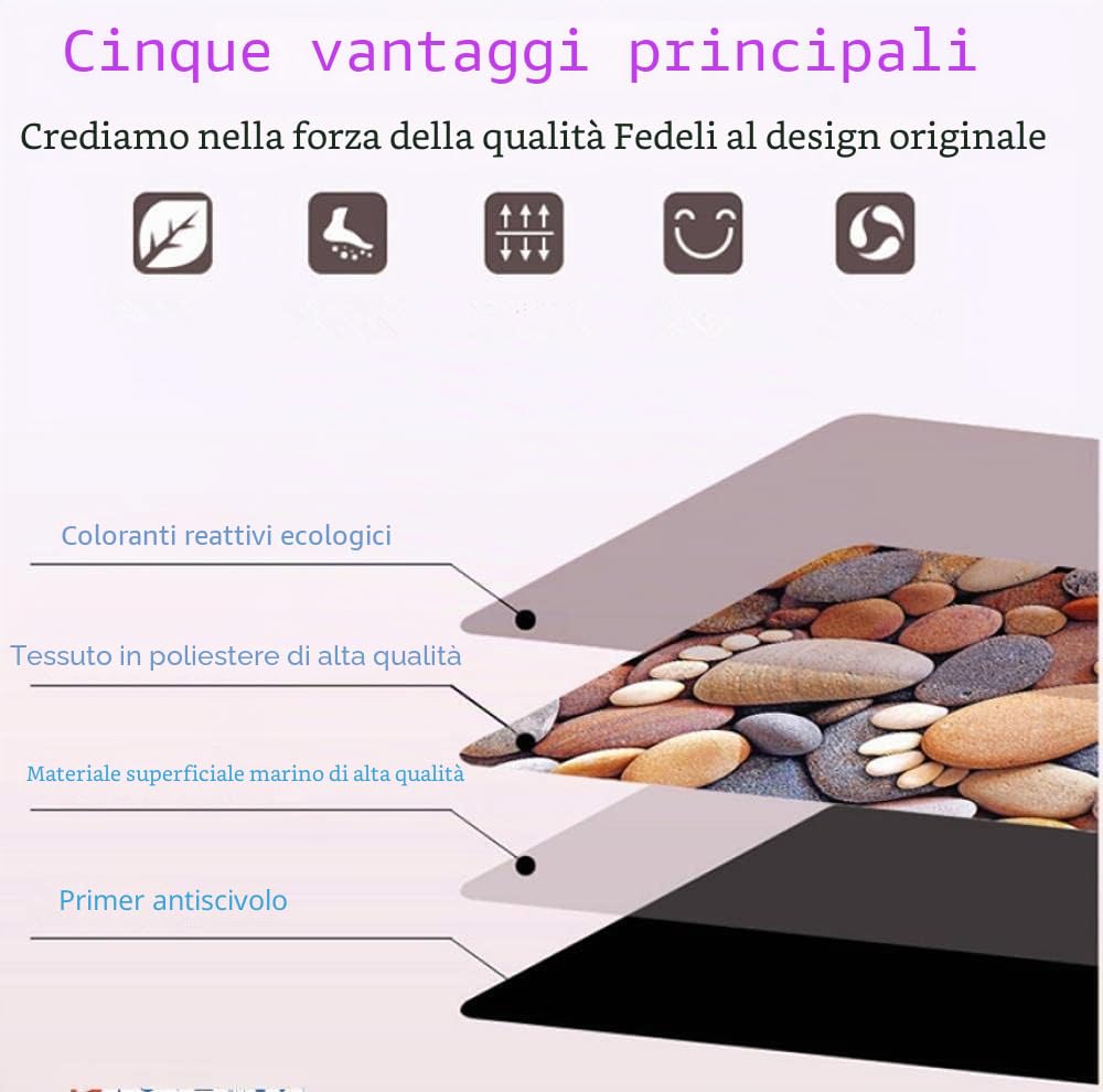 KINGGOO Tappetino da cucina antifatica,Stoviglie e spezie 60 x 180cm impermeabile,antiscivolo,tappetino da cucina,resistente alle macchie,per cucine, bagni